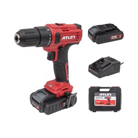 Аккумуляторная дрель шуруповерт ATLET CDT218D8