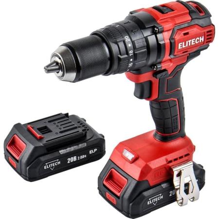 Аккумуляторная дрель Elitech ДА 20УБЛ2