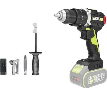 Аккумуляторная ударная дрель-шуруповерт WORX Professional WU373.91