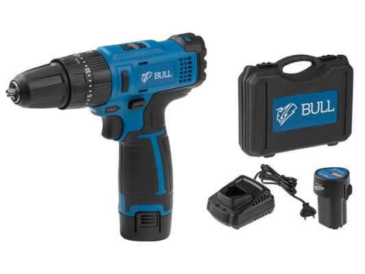 Аккумуляторная дрель шуруповерт BULL SR 1201
