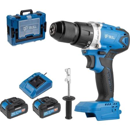 Бесщеточная аккумуляторная дрель-шуруповерт BULL SR 1802 Xcase XLTpro