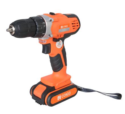 Аккумуляторный шуруповерт Союз ДШС-18-2К-ПРОМО