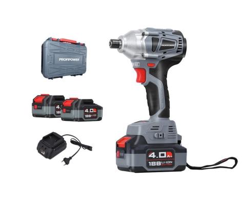 Аккумуляторный беcщеточный импульсный винтоверт Profipower MKDTD-18V