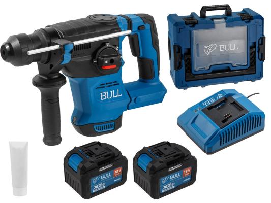Бесщеточный аккумуляторный перфоратор BULL CBH 1826 Xcase XLTpro