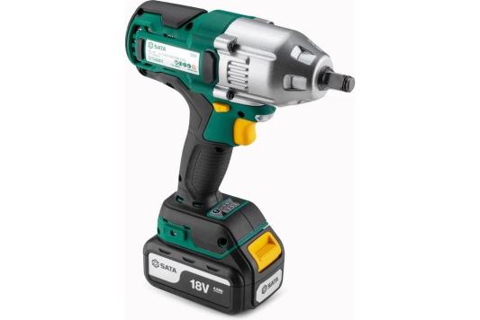 Аккумуляторный бесщёточный ударный гайковерт Sata SC51074
