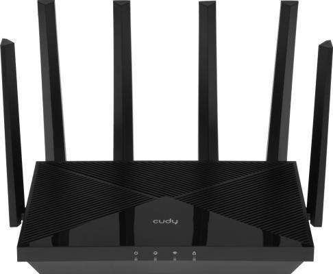 Роутер беспроводной Cudy WR6500 BE6500 10/100/1000BASE-T черный