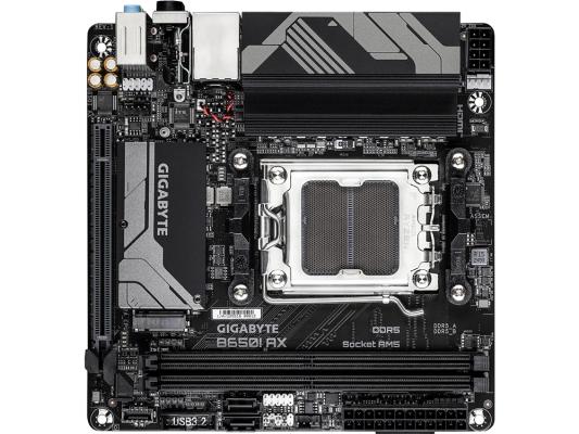 GIGABYTE B650I AX, AM5, B650, 2*DDR5, 2*SATA, 1*M.2, 3*USB 3.2, 3*USB 2.0, 1*PCIx16, DP+HDMI, mITX