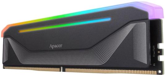 Apacer  DDR5  16GB  5200MHz DIMM NOX RGB Black Gaming Memory (PC5-41600) CL40 1.25V (Retail) 2048*8  Heat Sink (Retail) 3 years (AH5U16G52C522NBAA-1)