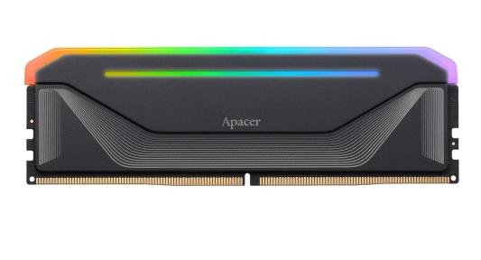 Apacer  DDR5  16GB  6000MHz DIMM NOX RGB Black Gaming Memory CL38 1.35V (Retail) 2048*8  Heat Sink (Retail) 3 years (AH5U16G60C622NBAA-1)