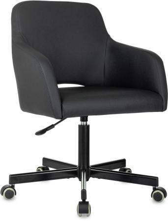 Кресло Бюрократ CH-380M черный эко.кожа крестов. металл