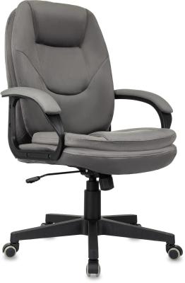 Кресло руководителя Бюрократ CH-668 темно-серый Holland 18 крестов. пластик