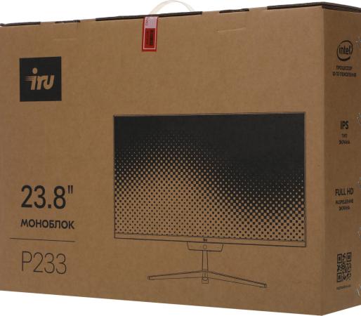 Моноблок IRU P233 23.8" Full HD i3 1220P (1.5) 16Gb SSD512Gb UHDG CR Windows 11 Pro 64 GbitEth WiFi BT 65W Cam черный 1920x1080