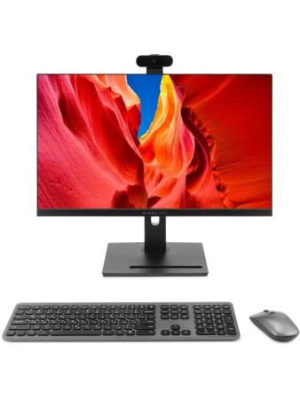 Моноблок Digma Pro Vision 23.8" Full HD Ryzen 3 5425U (2.7) 16Gb SSD512Gb RGr CR Windows 11 Pro Eth WiFi BT 90W клавиатура мышь Cam черный 1920x1080