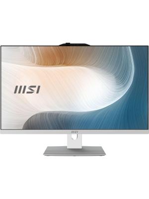 Моноблок MSI Modern AM272P 1M-677XRU 27" Full HD Core 3 100U (1.2) 8Gb SSD512Gb Graphics без ОС GbitEth WiFi BT 120W клавиатура мышь Cam белый 1920x1080