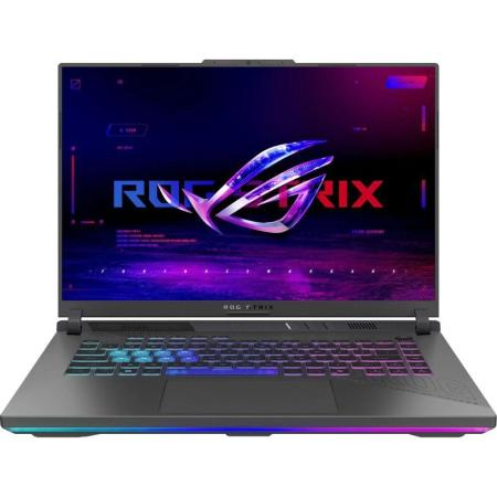 Ноутбук/ ASUS ROG Strix G16 G614PR-RV027 16"(1920x1200 (матовый, 165Hz) IPS)/AMD Ryzen 9 8940HX(4Ghz)/16384Mb/1024PCISSDGb/noDVD/Ext:NVIDIA GeForce RTX 5070 Ti(12288Mb)/Cam/BT/WiFi/90WHr/war 1y/2.5kg/Eclipse Gray/DOS