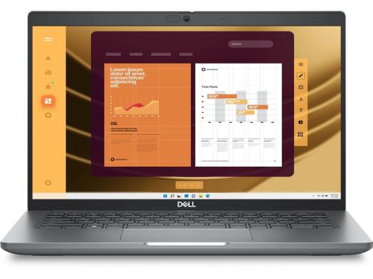 Ноутбук Dell Latitude 5450 Core Ultra 5 135H 16Gb SSD512Gb Intel Arc 14" WVA FHD (1920x1080) Linux grey WiFi BT Cam (5450-5365)