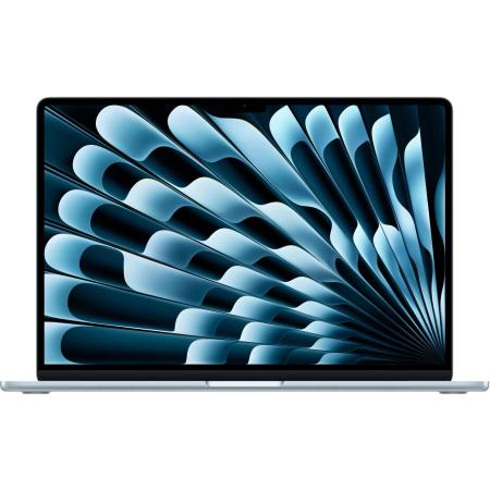 Ноутбук Apple MacBook Air A3241 M4 10 core 16Gb SSD256Gb/10 core GPU 15.3" Liquid Retina (2880x1864) macOS lt.blue WiFi BT Cam (MC7A4LL/A)