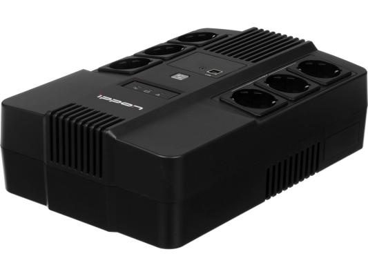 Источник бесперебойного питания Ippon Nut 650 360Вт 650ВА черный