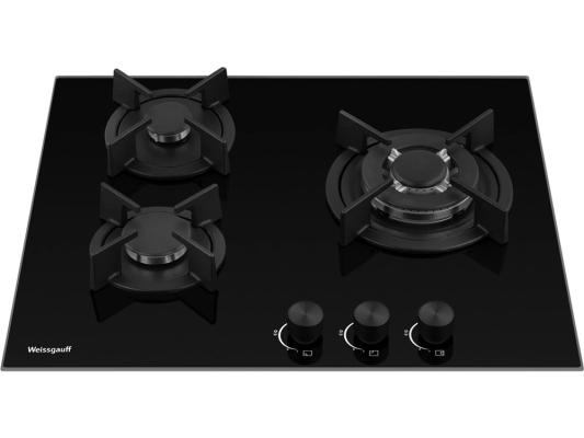 Газовая варочная поверхность Weissgauff HGG 631 BG черный