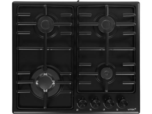 Газовая варочная поверхность Vitek VGH 6410W MBK черный матовый