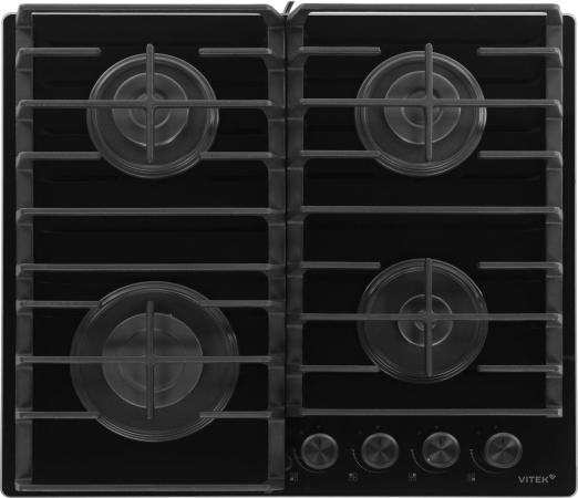 Газовая варочная поверхность Vitek VGH 6420 BG стекло черное