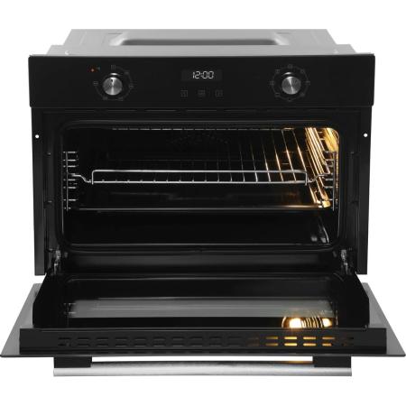 Духовой шкаф Электрический Hyundai HEO 64512 BG черный/серебристый