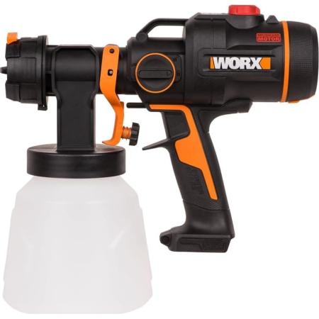 WORX Краскопульт аккумуляторный, бесщеточный, 20В, без АКБ и ЗУ WX020.9