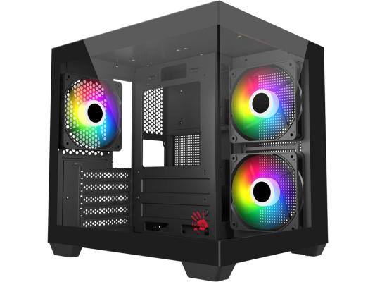 Корпус Bloody CC-121 черный без БП mATX 7x120mm 1xUSB2.0 1xUSB3.0 audio