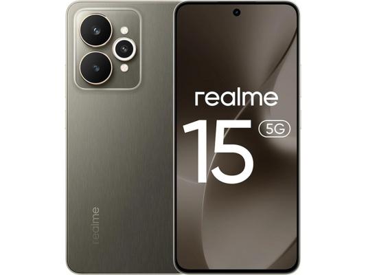 Смартфон Realme RMX5106 15 512Gb 12Gb черный моноблок 3G 4G 6.78" 1264x2780 Android 15 50Mpix 802.11 a/b/g/n/ac/6 NFC GPS GSM900/1800 GSM1900