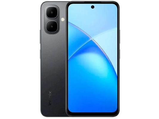 Смартфон Infinix X6725D Smart 10 128Gb 4Gb черный моноблок 3G 4G 2Sim 6.67" 720x1600 Android 15 8Mpix 802.11 a/b/g/n/ac NFC GPS Protect FM microSD max2048Gb