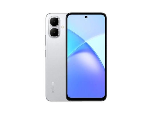 Смартфон Infinix X6725D Smart 10 128Gb 4Gb серебристый титан моноблок 3G 4G 2Sim 6.67" 720x1600 Android 15 8Mpix 802.11 a/b/g/n/ac NFC GPS Protect FM microSD max2048Gb