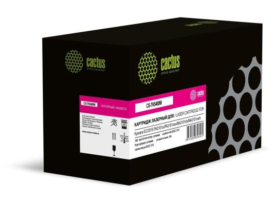 Картридж лазерный Cactus CS-TK5480M пурпурный (1250стр.) для Kyocera ECOSYS PA2101cx/PA2101cwx/MA2101cfx/MA2101cwfx с чипом
