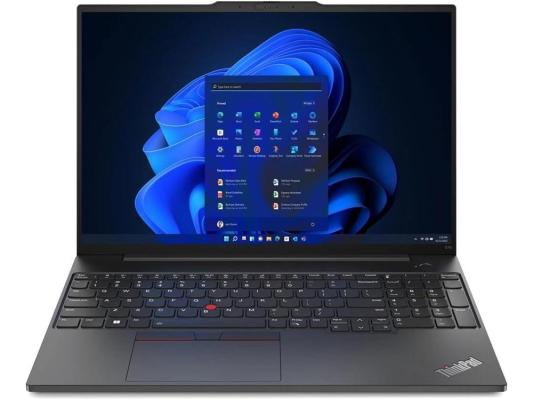 Ноутбук Lenovo ThinkPad E16 G2 Ryzen 7 7735HS 16Gb SSD512Gb AMD Radeon 680M 16" IPS WUXGA (1920x1200) Windows 11 Pro black WiFi BT Cam (21M5S0JK00)