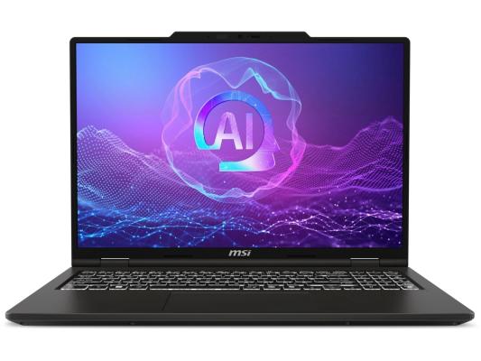 Ноутбук MSI VenturePro 16 AI A2HVEG-033XRU Core Ultra 7 255H 16Gb SSD1Tb NVIDIA GeForce RTX4050 6Gb 16" OLED 2K (2048x1280) FreeDOS grey WiFi BT Cam (9S7-261121-033)