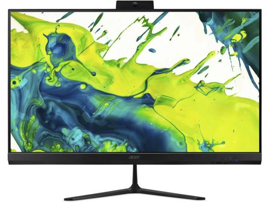 Моноблок Acer Aspire C27-2G 27" Full HD Ryzen 5 7430U (2.3) 16Gb SSD512Gb RGr CR Eshell GbitEth WiFi BT 65W клавиатура мышь Cam черный 1920x1080