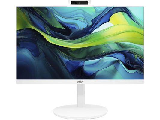 Моноблок Acer Aspire C24A-GRPL 23.8" Full HD Core 5 120U (1.4) 16Gb SSD512Gb Graphics CR Eshell GbitEth WiFi BT 90W клавиатура мышь Cam белый 1920x1080
