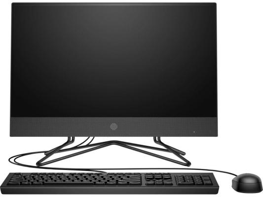 Моноблок HP 200 G4 21.5" Full HD i5 1235U (1.3) 16Gb SSD512Gb Iris Xe DVDRW CR Windows 11 Pro GbitEth WiFi BT 65W клавиатура мышь Cam черный 1920x1080