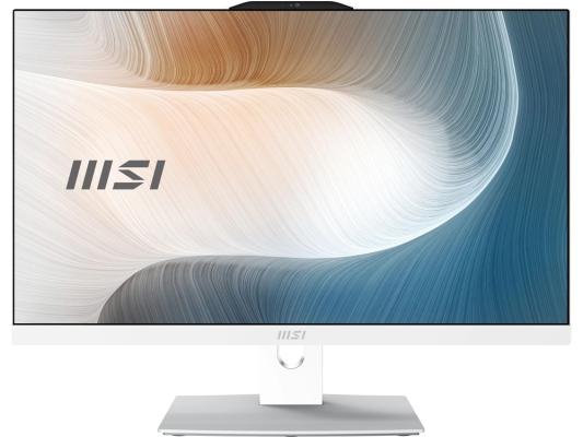 Моноблок MSI Modern AM242TP 1M-1019XRU 23.8" Full HD Touch Core 5 120U (1.4) 16Gb SSD512Gb Graphics без ОС GbitEth WiFi BT 120W клавиатура мышь Cam белый 1920x1080