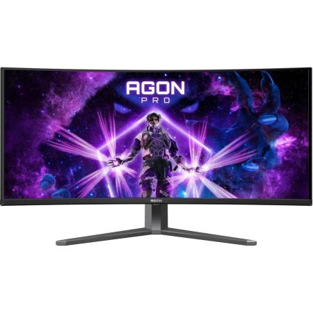 Монитор AOC 34" Agon Pro AG346UCD черный QD OLED LED 21:9 HDMI M/M матовая HAS Piv 1500000:1 250cd 178гр/178гр 3440x1440 175Hz FreeSync Premium DP WQ HD 2K (1440p) USB 10.82кг