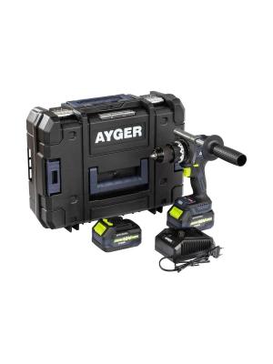 AYGER Аккумуляторный бесщеточный ударный шуруповерт AP20BL4-160