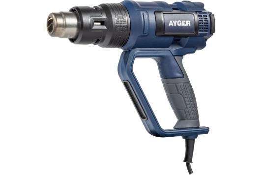AYGER Фен строительный электрический AHG2000LCD