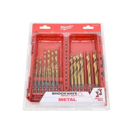 Сверла по металлу RedHEX™ HSS-TiN набор 19ед. (2-10мм) GEN II