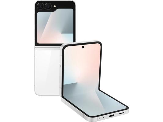 Смартфон Samsung SM-F761B Galaxy Z Flip7 FE 256Gb 8Gb белый раскладной 3G 4G 1Sim 6.7" 1080x2640 Android 16 50Mpix 802.11 a/b/g/n/ac/ax NFC GPS GSM900/1800 GSM1900 Protect