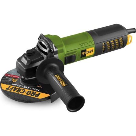 PROCRAFT Углошлифовальная машина бесщеточная 850Вт, 125мм, 0-11000 об/мин PW1550