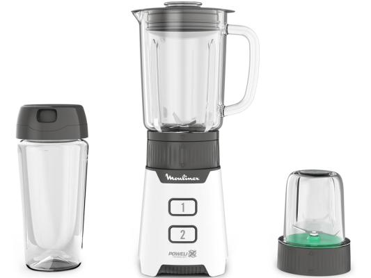 Блендер стационарный Moulinex LM16L110 400Вт черный/белый