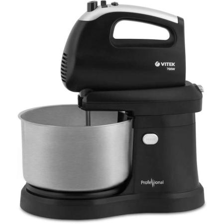 Миксер стационарный Vitek VT-1417 ST 700Вт черный/хром