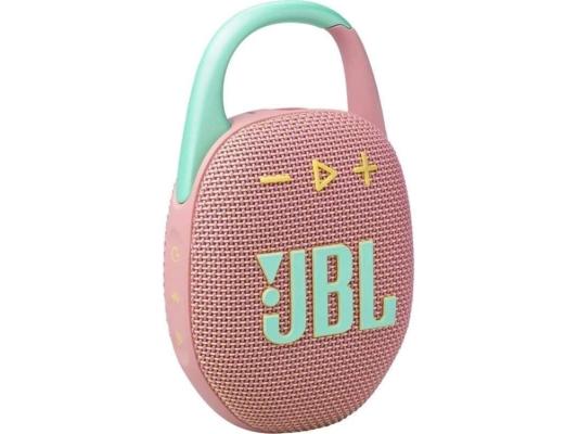 Колонка порт. JBL Clip 5 розовый 7W Mono BT 10м 1400mAh