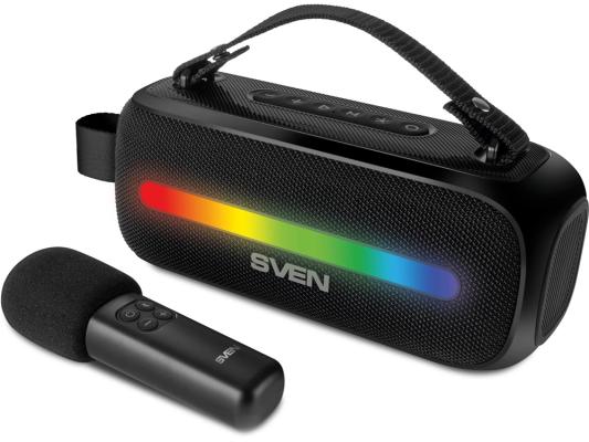 Колонка порт. Sven PS-255 черный 12W 2.0 BT 3600mAh (SV-022563)