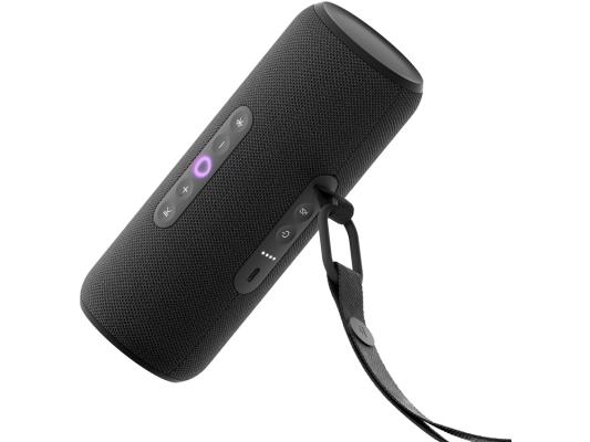 Умная колонка Yandex Стрит Алиса черный 30W 2.0 BT/Wi-Fi 10м 3300mAh (YNDX-00030BLK)