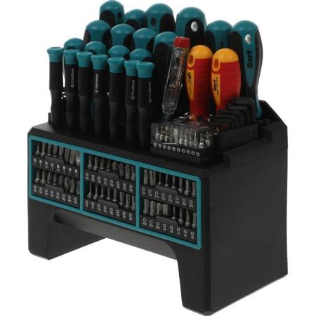 Набор отверточный Bort BTK-114 113 предметов (жесткий кейс)